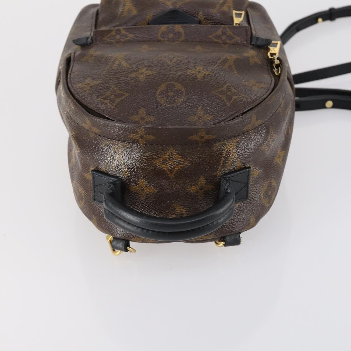 LOUIS VUITTON Monogram Palm Springs MINI Backpack M44873 LV Auth ar13828