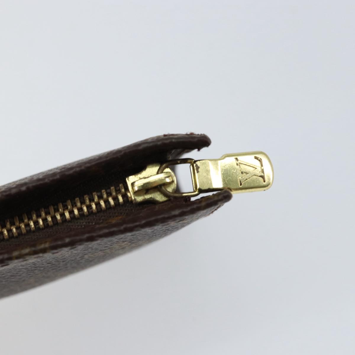 LOUIS VUITTON Monogram Bucket PM Accessory Pouch LV Auth ar13830