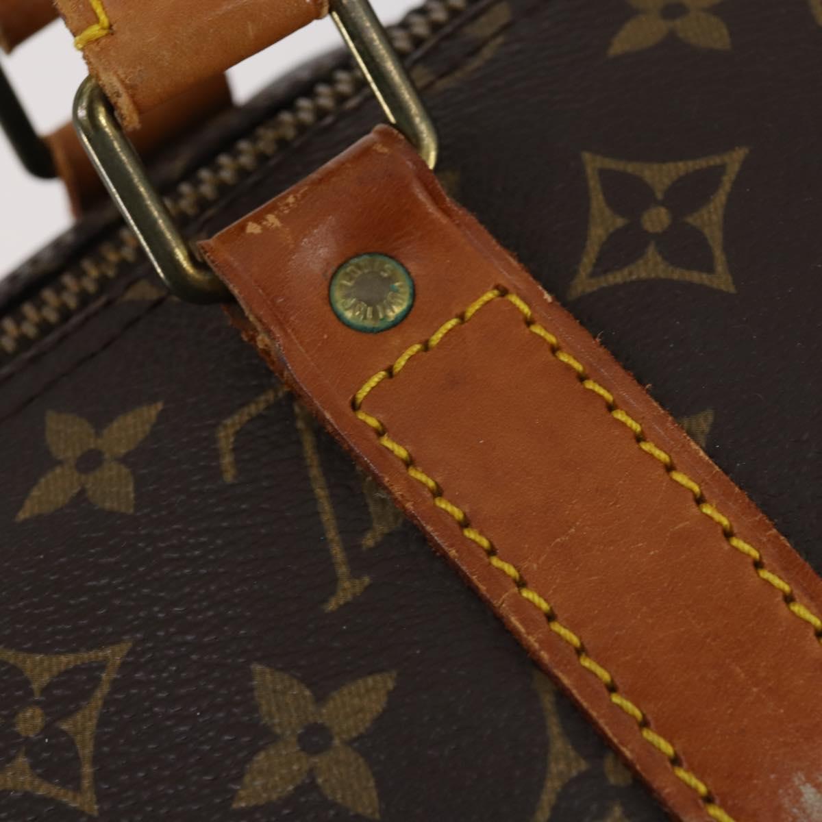 LOUIS VUITTON Monogram Keepall 55 Boston Bag M41424 LV Auth ar13834