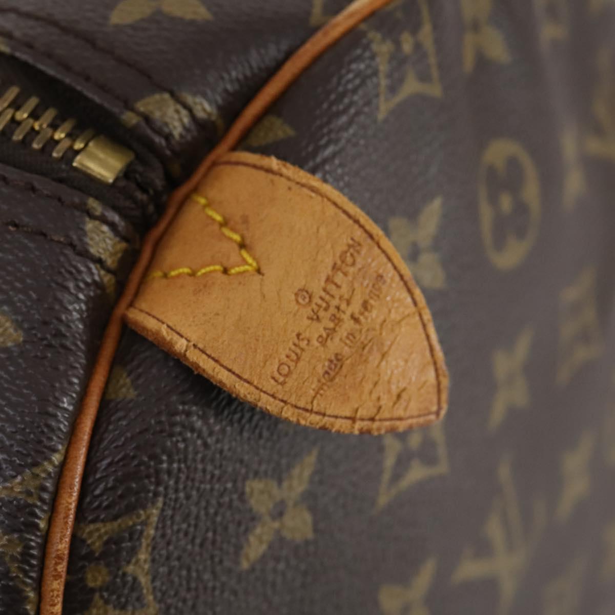 LOUIS VUITTON Monogram Keepall 55 Boston Bag M41424 LV Auth ar13834