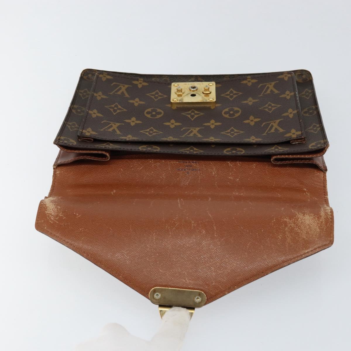 LOUIS VUITTON Monogram Monceau 28 Hand Bag M51185 LV Auth ar13847