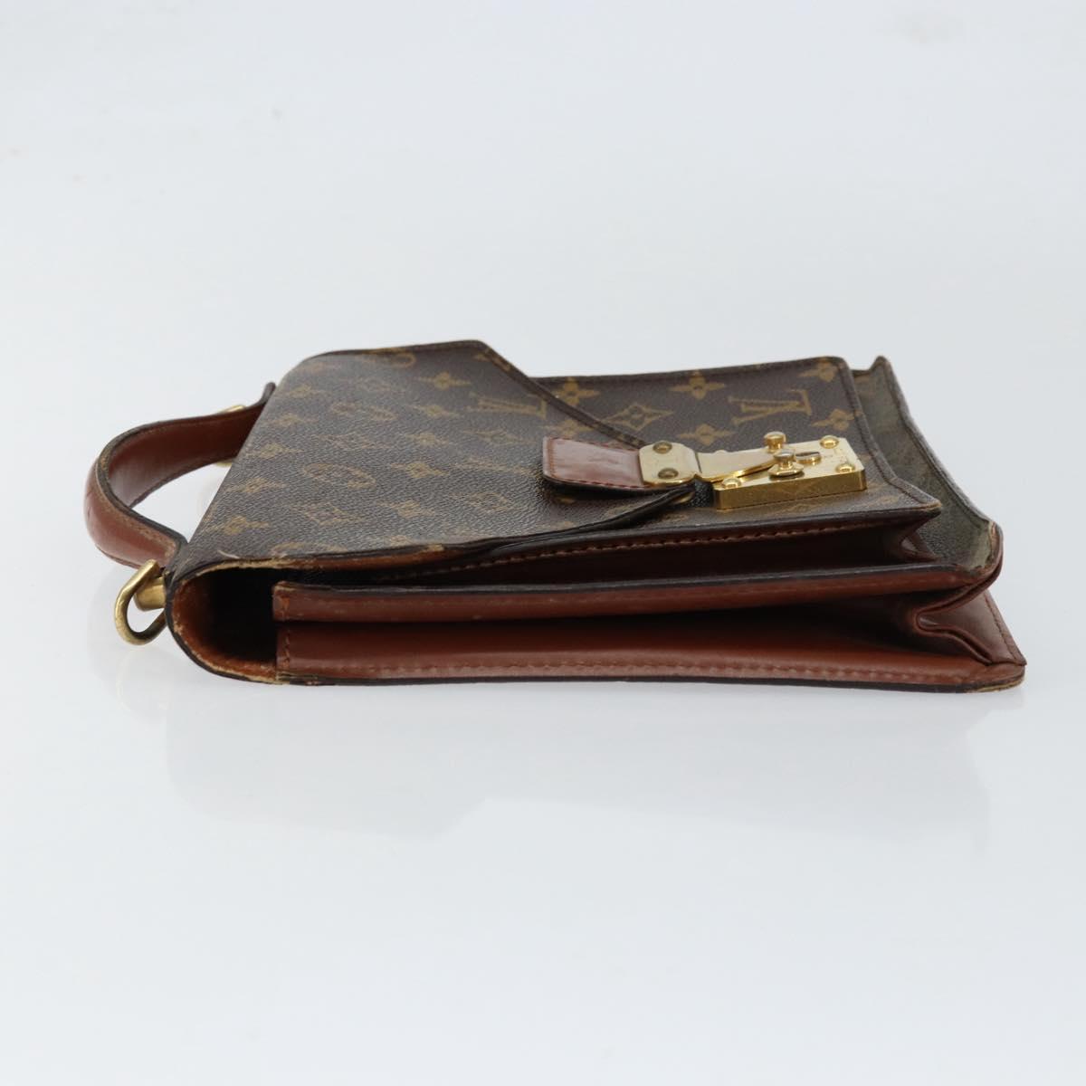 LOUIS VUITTON Monogram Monceau 28 Hand Bag M51185 LV Auth ar13847