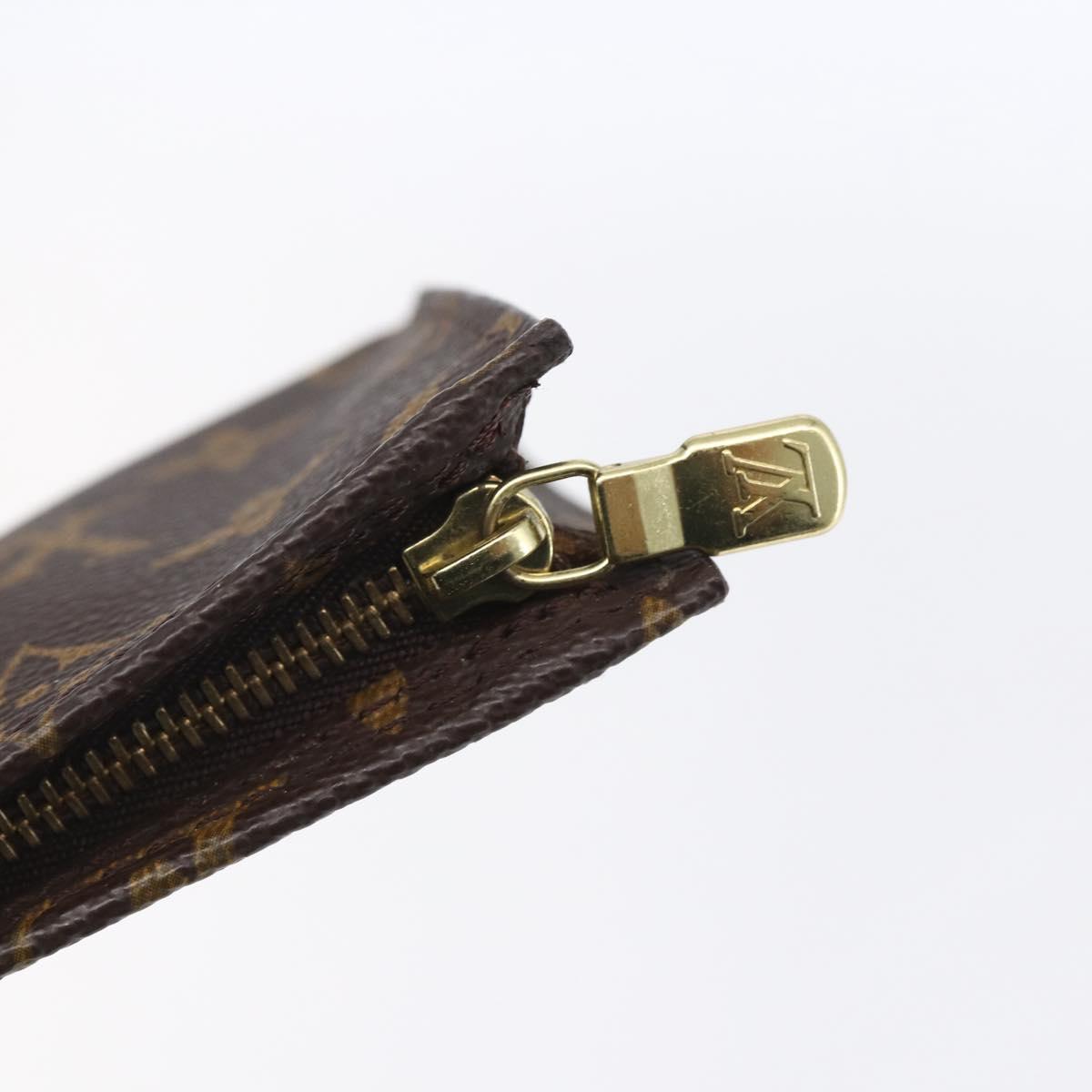 LOUIS VUITTON Monogram Bucket PM Accessory Pouch LV Auth ar13849