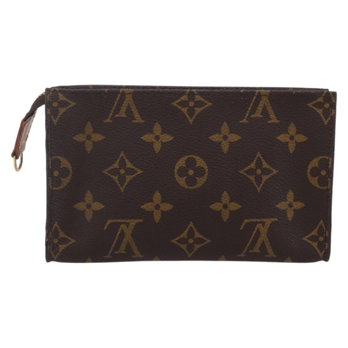 LOUIS VUITTON Monogram Bucket PM Accessory Pouch LV Auth ar13849