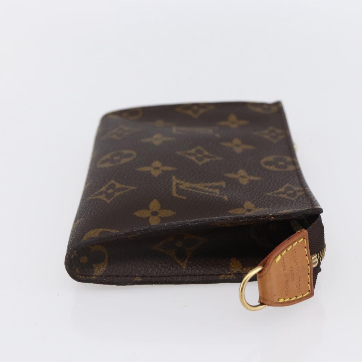 LOUIS VUITTON Monogram Bucket PM Accessory Pouch LV Auth ar13849