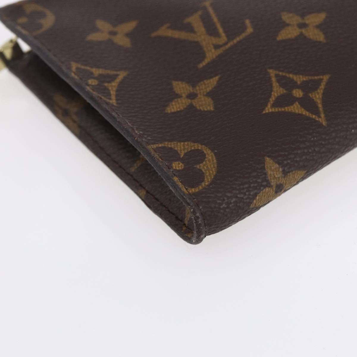 LOUIS VUITTON Monogram Bucket PM Accessory Pouch LV Auth ar13849