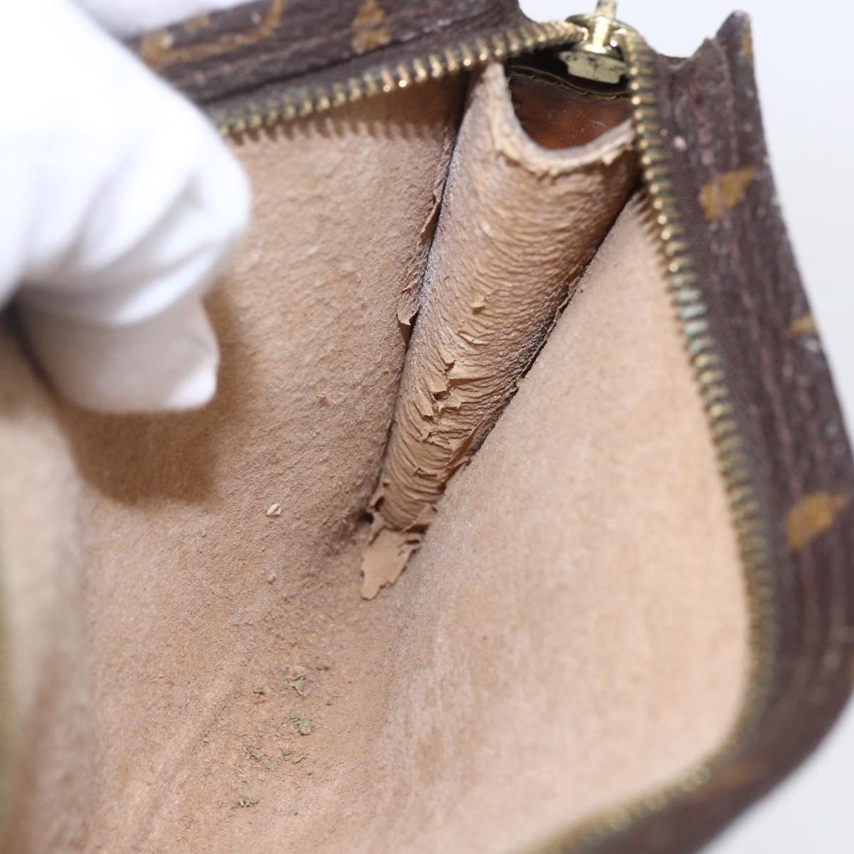 LOUIS VUITTON Monogram Bucket PM Accessory Pouch LV Auth ar13850