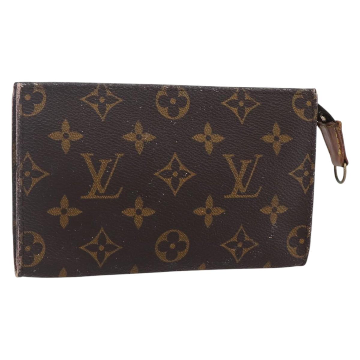 LOUIS VUITTON Monogram Bucket PM Accessory Pouch LV Auth ar13850