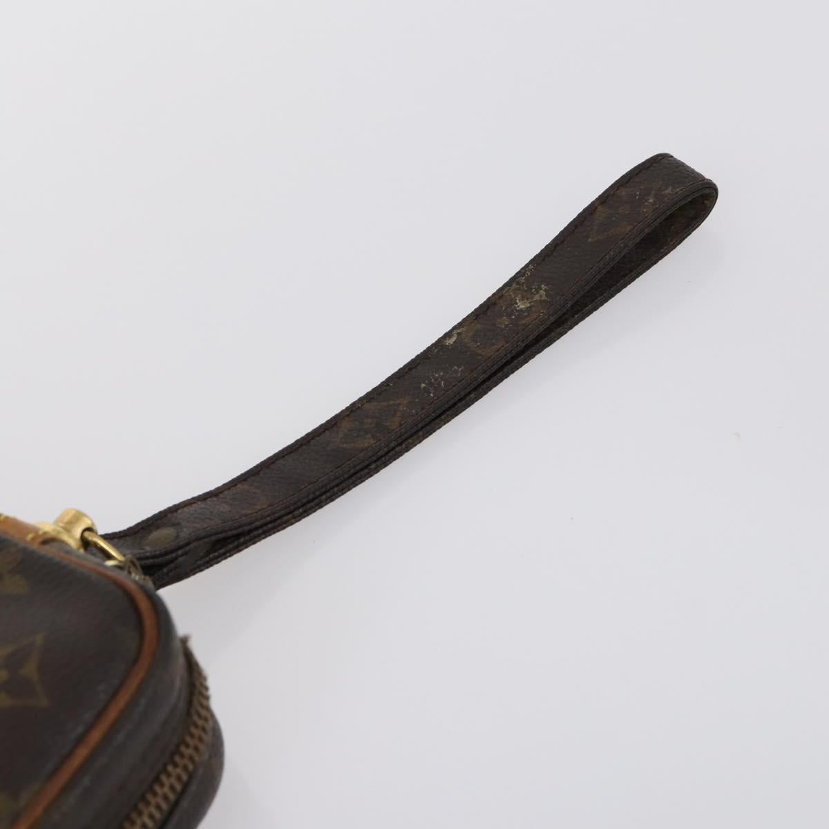 LOUIS VUITTON Monogram Clutch Bag 2 Set LV Auth ar13852
