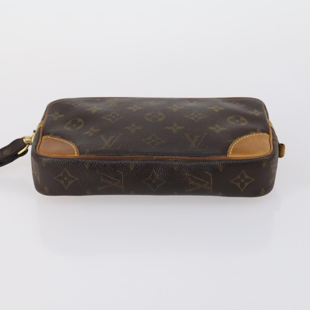 LOUIS VUITTON Monogram Clutch Bag 2 Set LV Auth ar13852