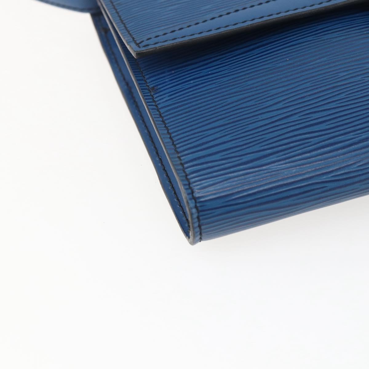 LOUIS VUITTON Epi Pochette Arche Shoulder Bag Blue M52575 LV Auth ar13863