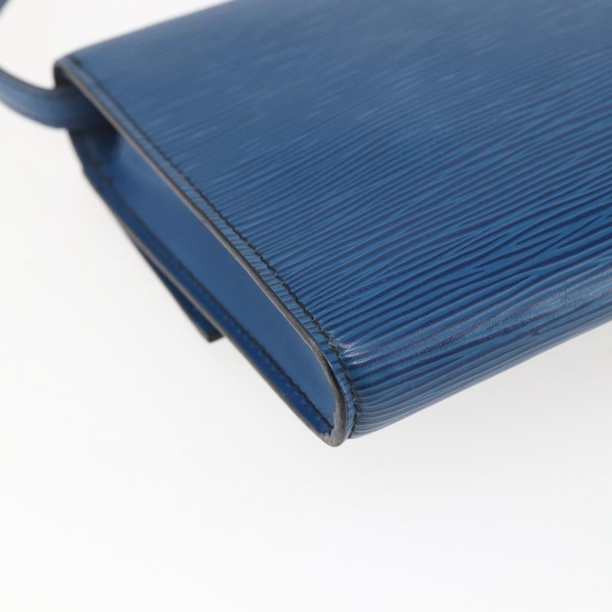 LOUIS VUITTON Epi Pochette Arche Shoulder Bag Blue M52575 LV Auth ar13863