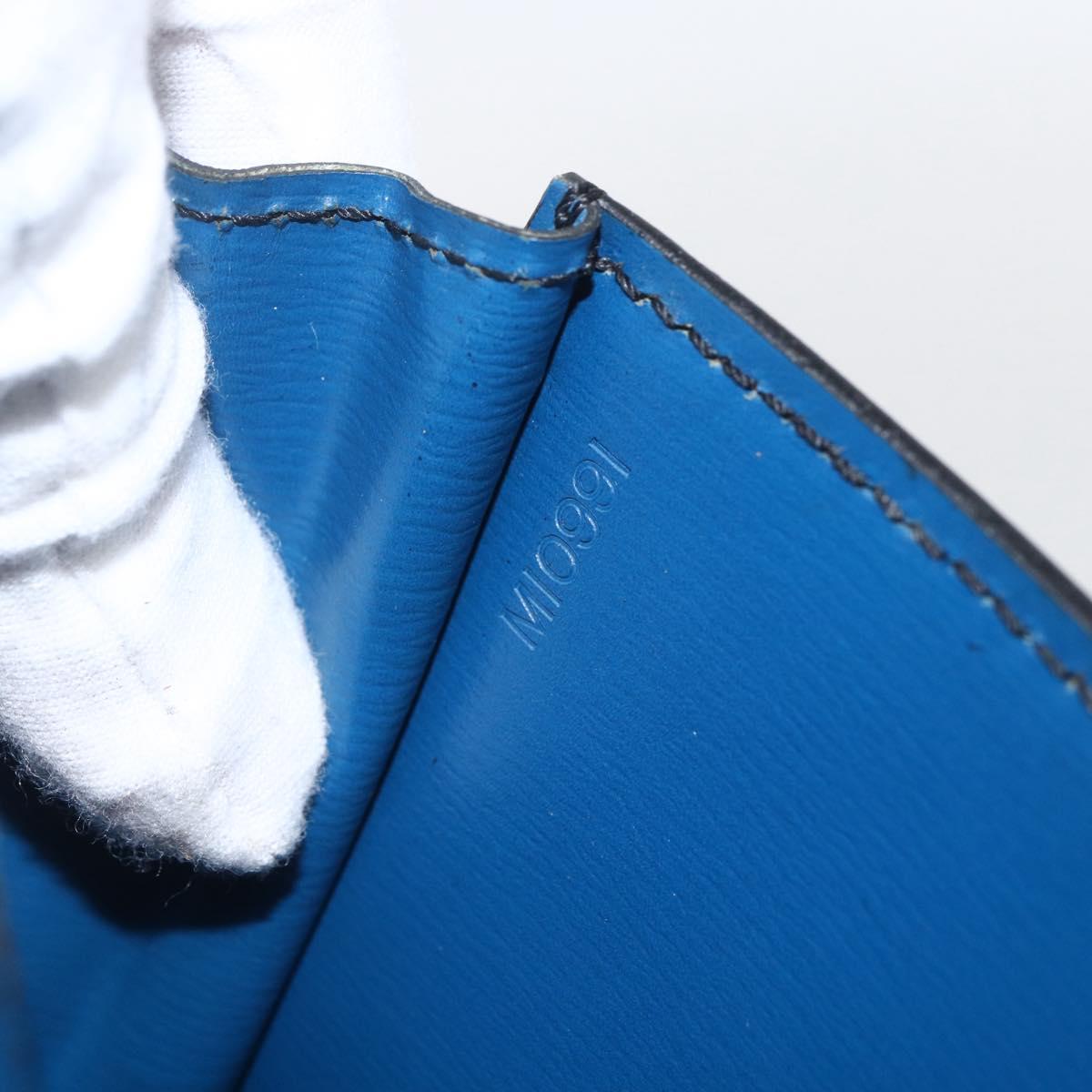 LOUIS VUITTON Epi Pochette Arche Shoulder Bag Blue M52575 LV Auth ar13863