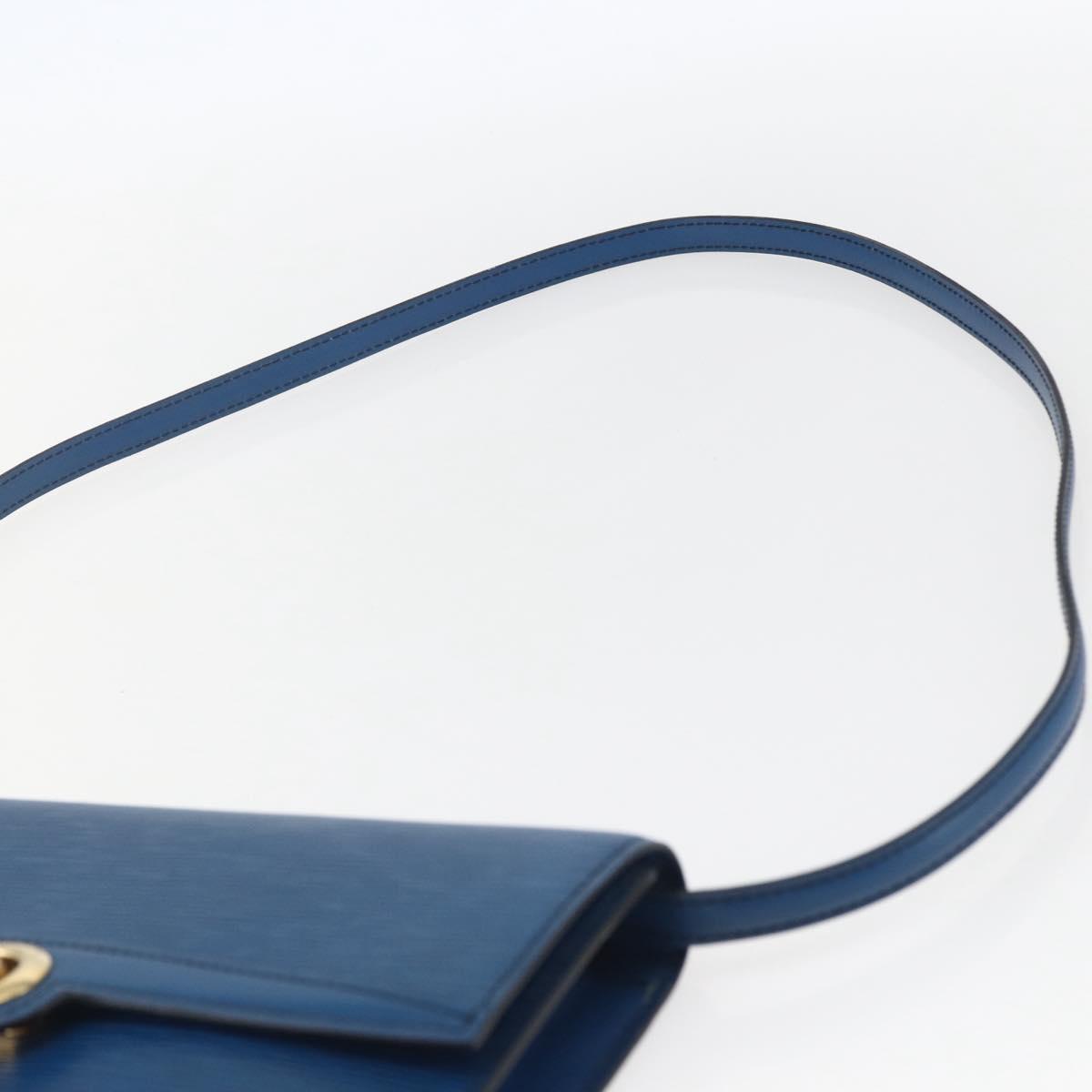LOUIS VUITTON Epi Pochette Arche Shoulder Bag Blue M52575 LV Auth ar13863