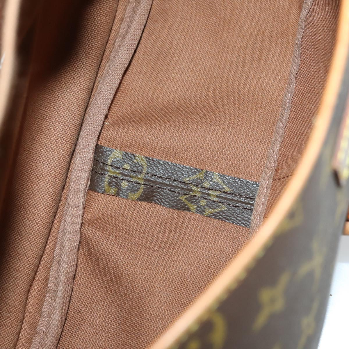 LOUIS VUITTON Monogram Saumur 35 Shoulder Bag M42254 LV Auth ar13864