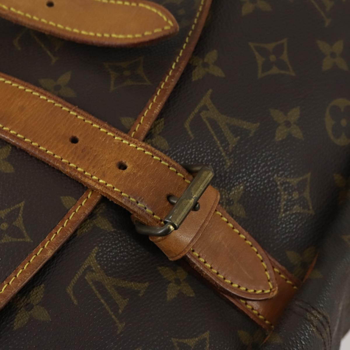 LOUIS VUITTON Monogram Saumur 35 Shoulder Bag M42254 LV Auth ar13864