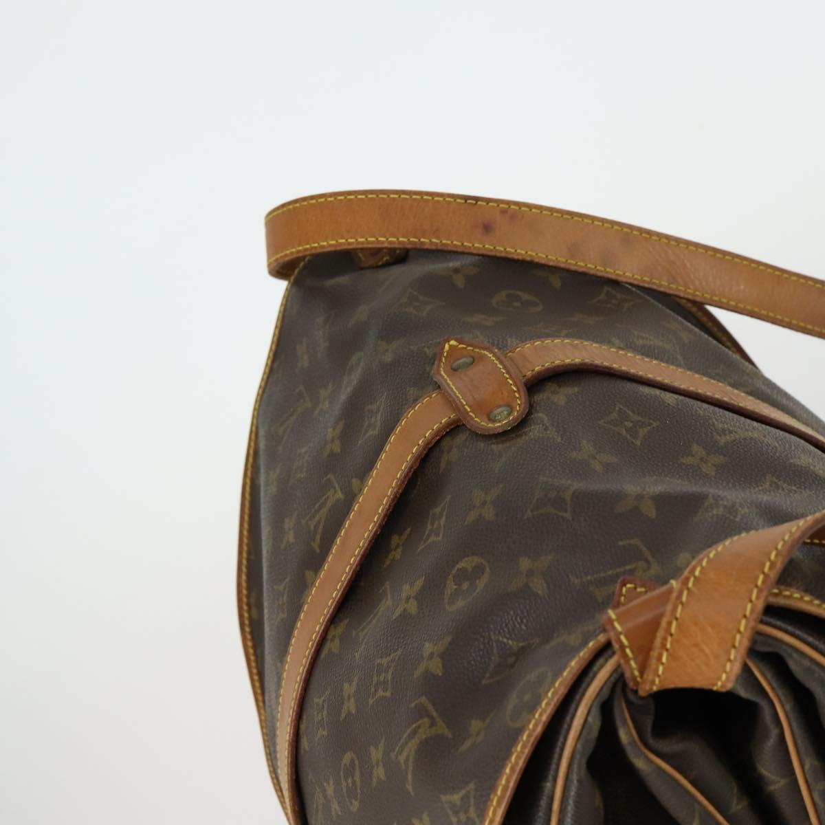 LOUIS VUITTON Monogram Saumur 35 Shoulder Bag M42254 LV Auth ar13864