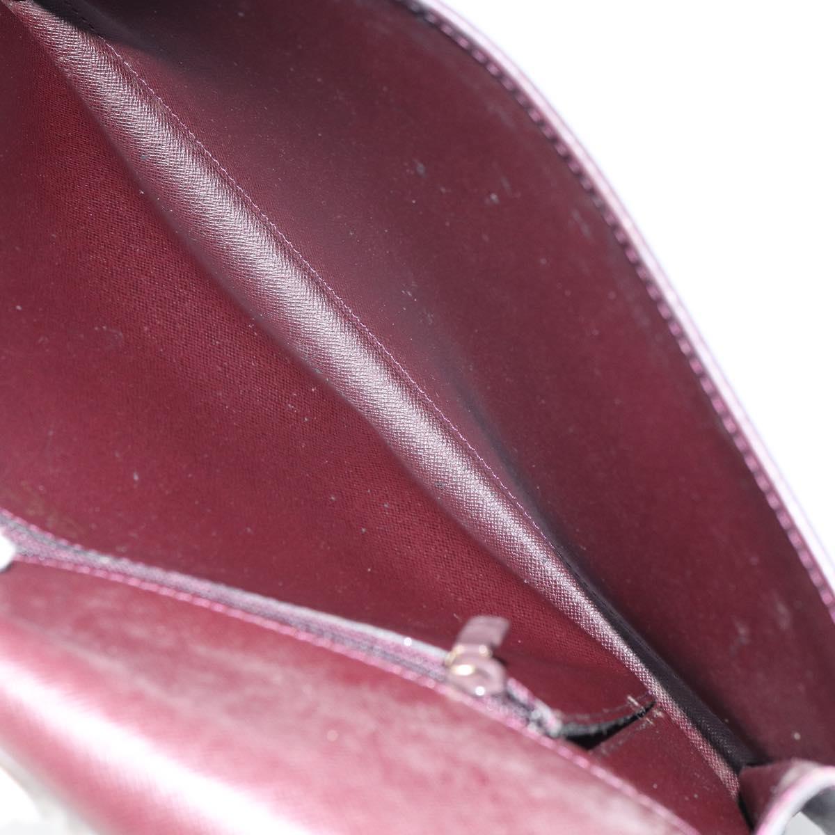 LOUIS VUITTON Taiga Golf Cup 1997 Japan Volga Briefcase Acajou LV Auth ar13870
