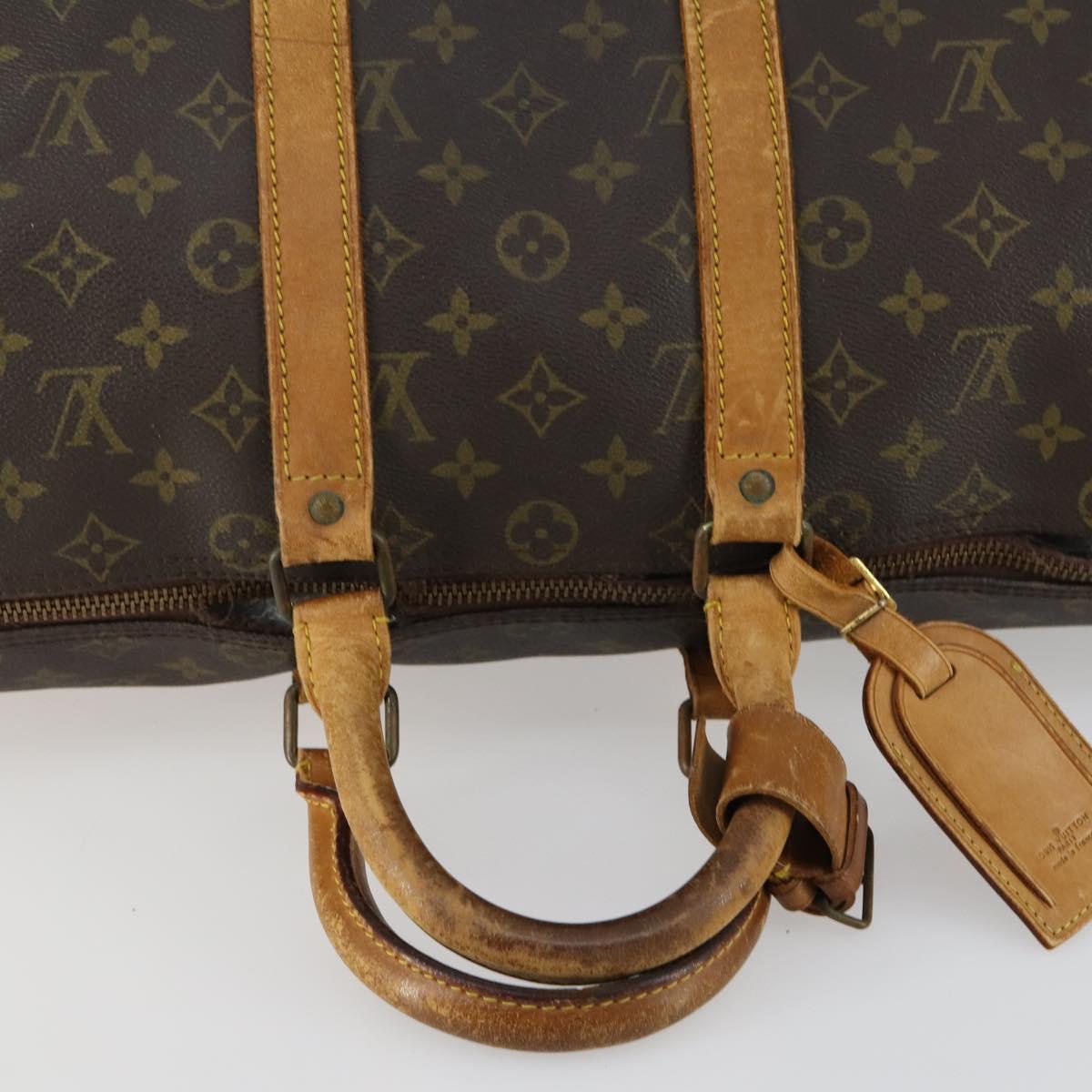 LOUIS VUITTON Monogram Keepall 45 Boston Bag M41428 LV Auth ar13878