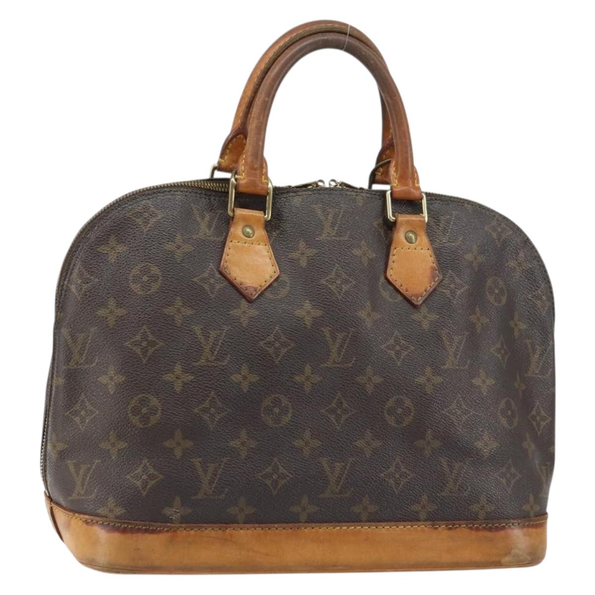 LOUIS VUITTON Monogram Alma Hand Bag M51130 LV Auth ar13882