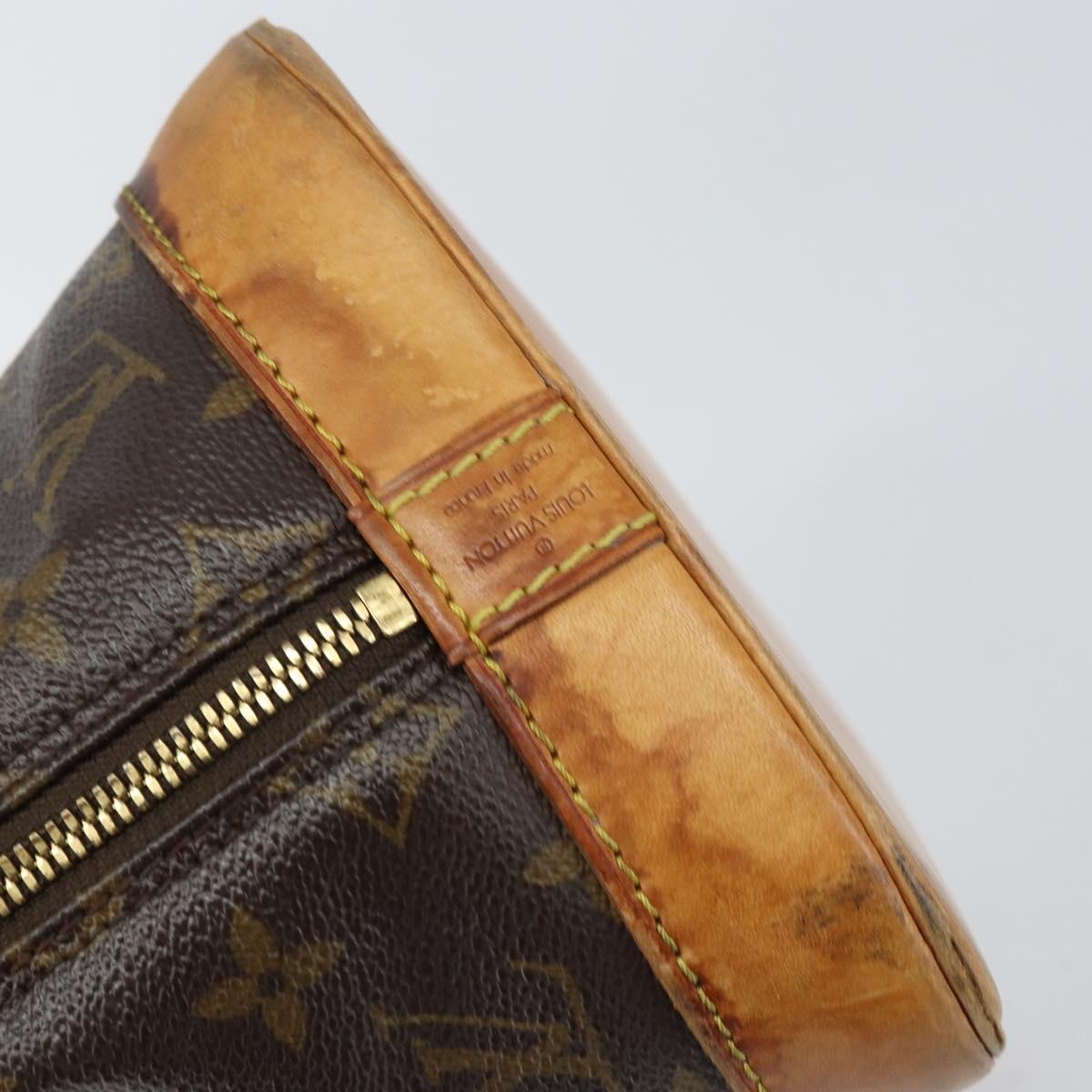 LOUIS VUITTON Monogram Alma Hand Bag M51130 LV Auth ar13882