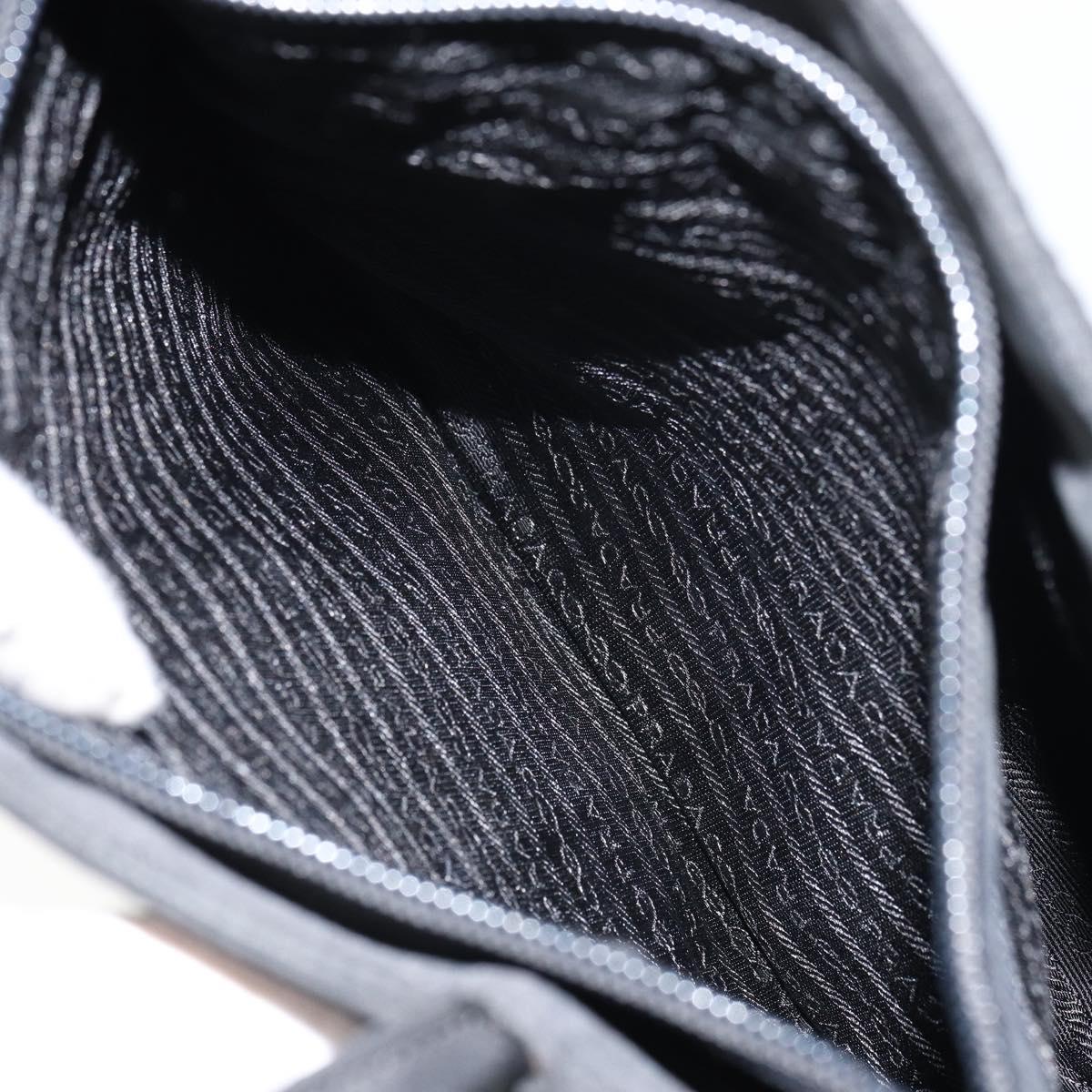 PRADA Hand Bag Nylon Black Auth ar13903