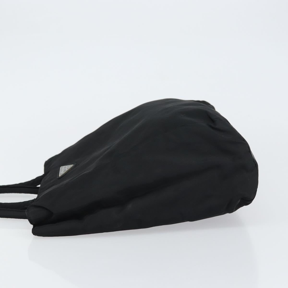 PRADA Hand Bag Nylon Black Auth ar13903
