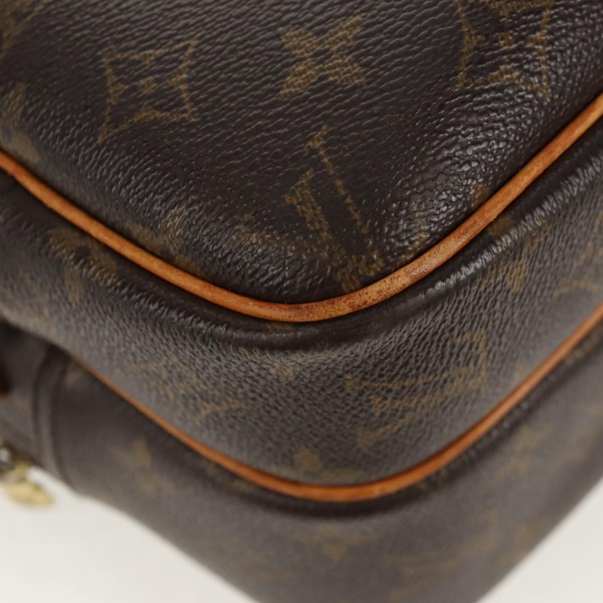 LOUIS VUITTON Monogram Reporter PM Shoulder Bag M45254 LV Auth ar13905