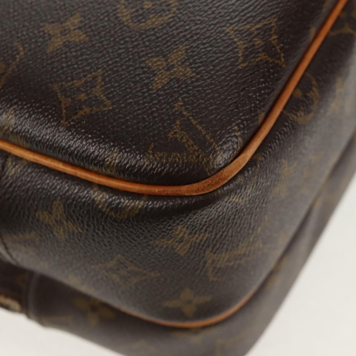 LOUIS VUITTON Monogram Reporter PM Shoulder Bag M45254 LV Auth ar13905
