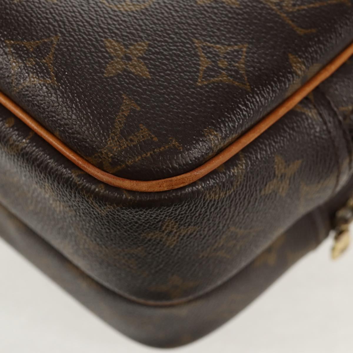 LOUIS VUITTON Monogram Reporter PM Shoulder Bag M45254 LV Auth ar13905