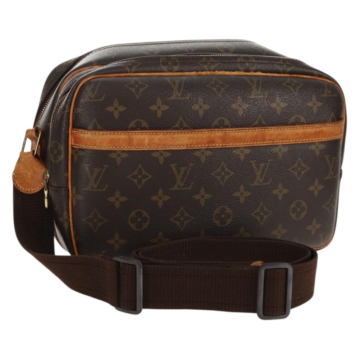 LOUIS VUITTON Monogram Reporter PM Shoulder Bag M45254 LV Auth ar13905