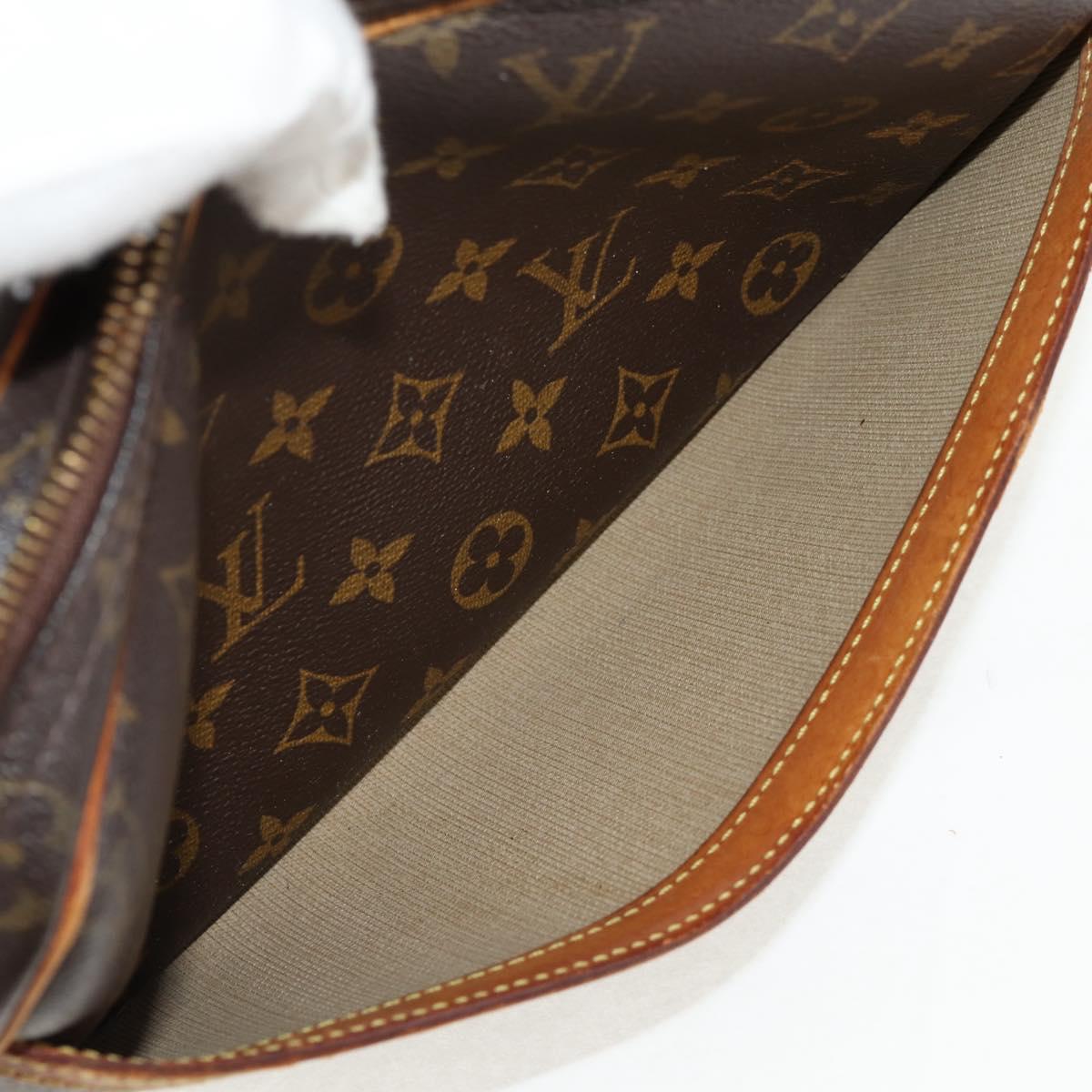 LOUIS VUITTON Monogram Reporter PM Shoulder Bag M45254 LV Auth ar13905