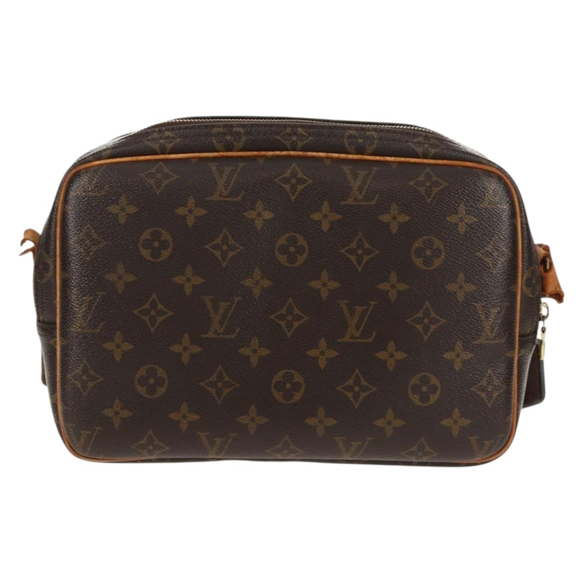 LOUIS VUITTON Monogram Reporter PM Shoulder Bag M45254 LV Auth ar13905