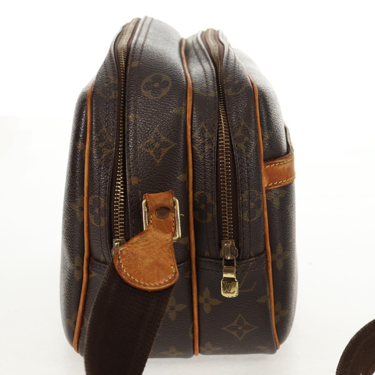 LOUIS VUITTON Monogram Reporter PM Shoulder Bag M45254 LV Auth ar13905