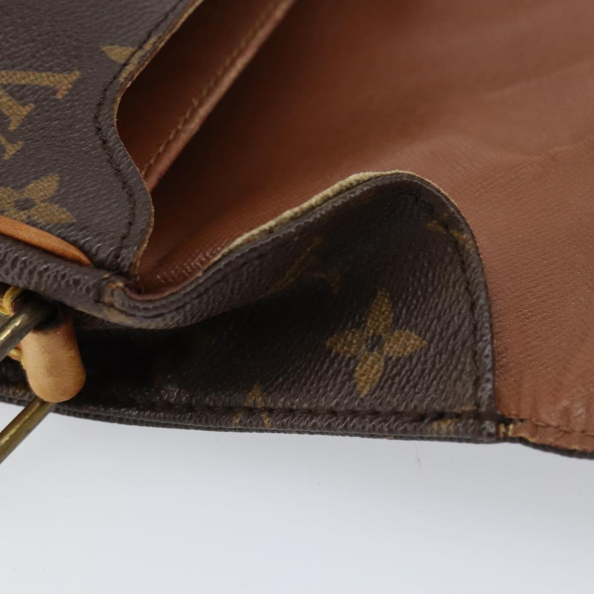 LOUIS VUITTON Monogram Cartouchiere MM Shoulder Bag M51253 LV Auth ar13906
