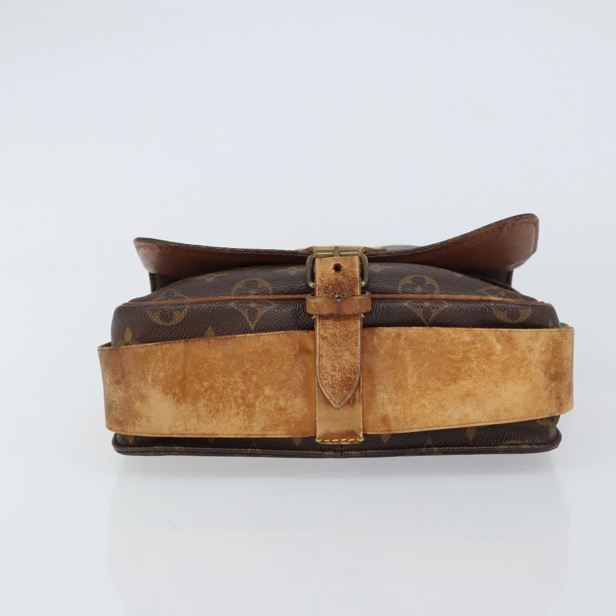 LOUIS VUITTON Monogram Cartouchiere MM Shoulder Bag M51253 LV Auth ar13906