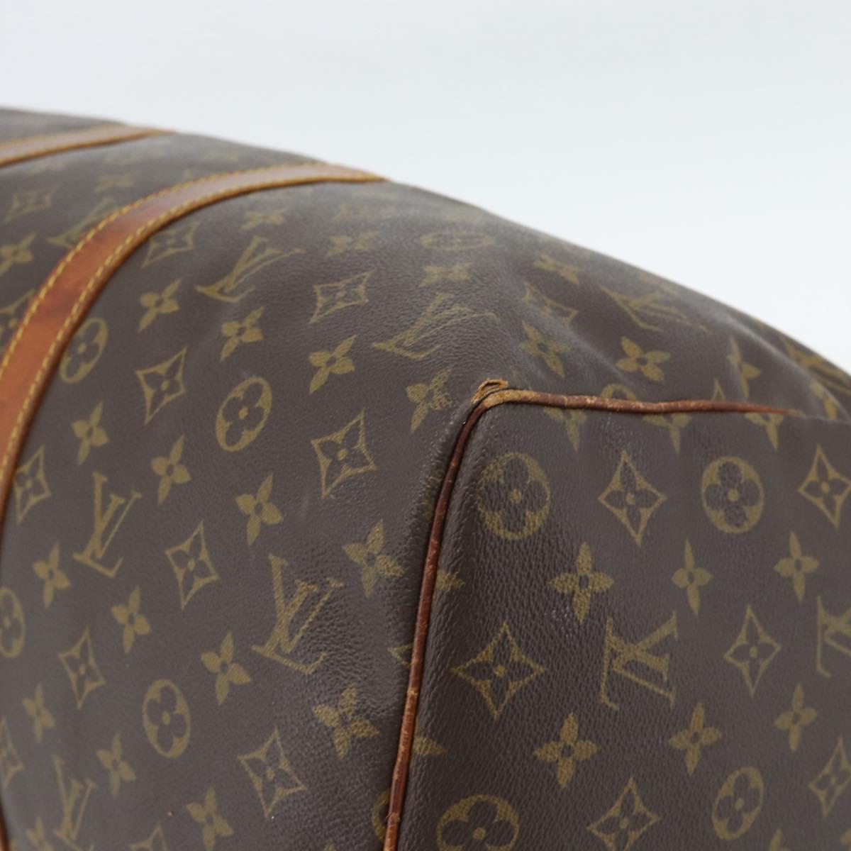 LOUIS VUITTON Monogram Keepall 45 Boston Bag M41428 LV Auth ar13921