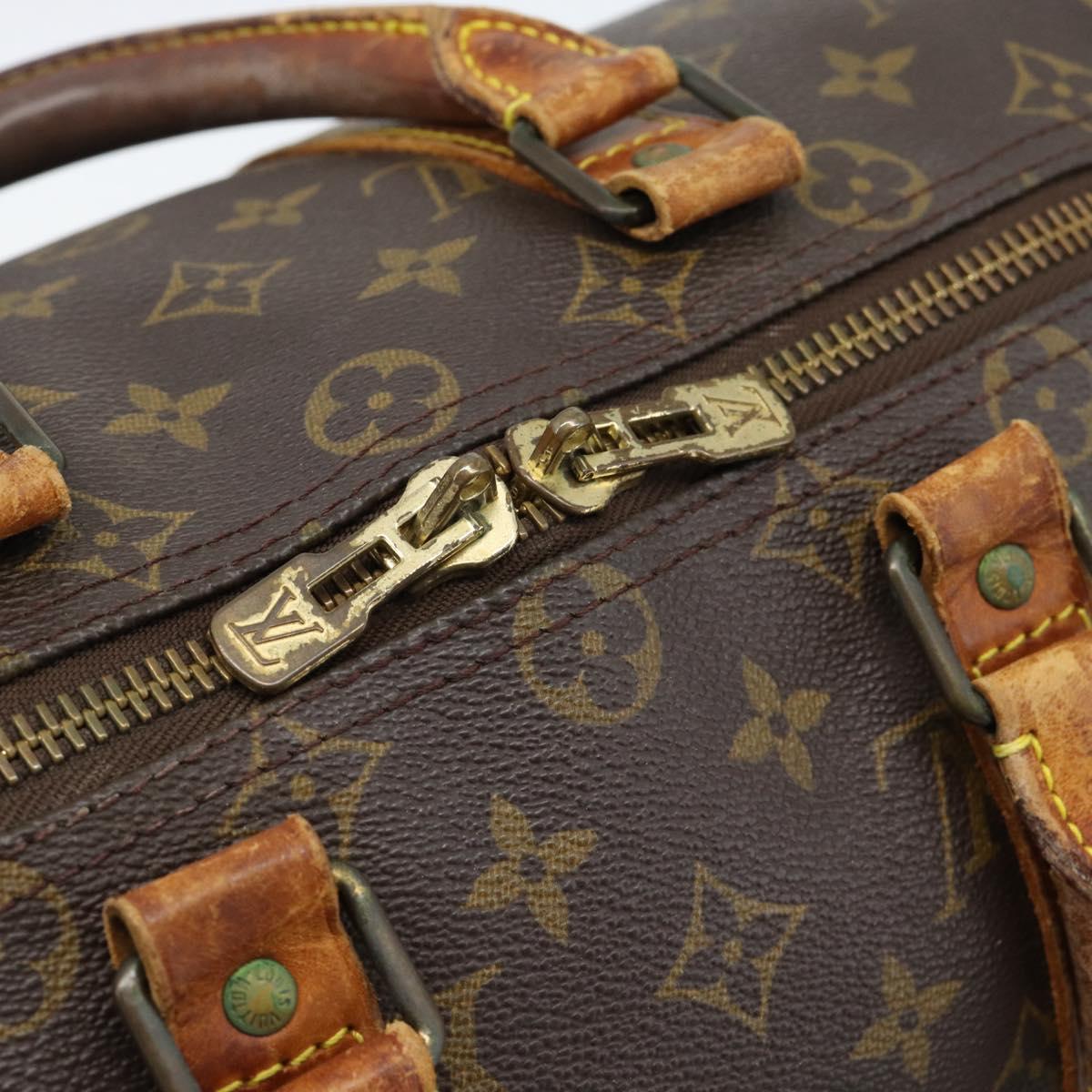 LOUIS VUITTON Monogram Keepall 45 Boston Bag M41428 LV Auth ar13921