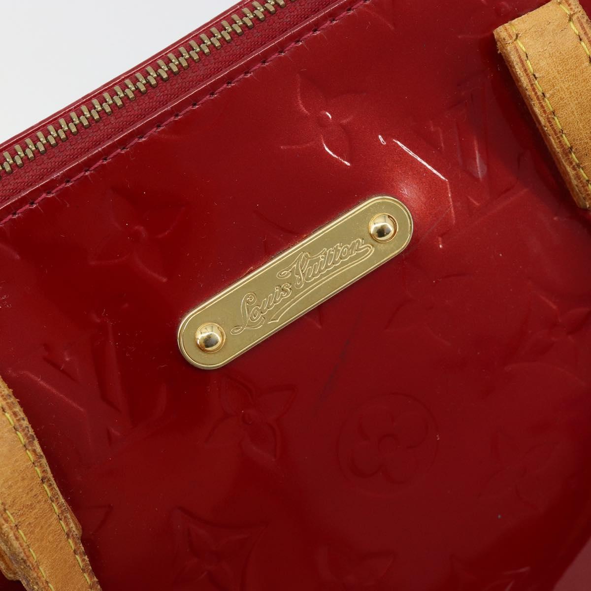 LOUIS VUITTON Monogram Vernis Bellevue PM Bag Pomme D'amour M93583 Auth ar13938