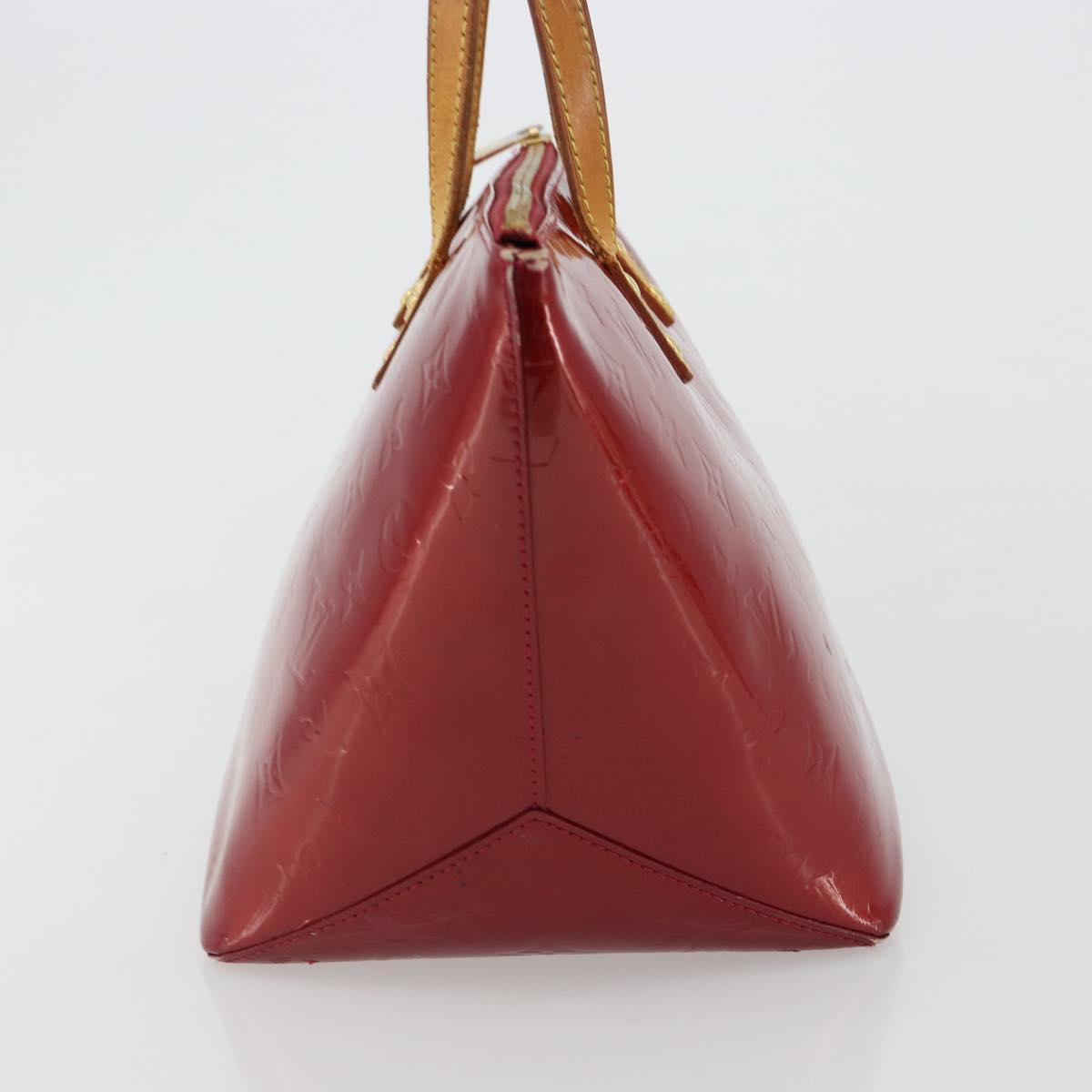 LOUIS VUITTON Monogram Vernis Bellevue PM Bag Pomme D'amour M93583 Auth ar13938