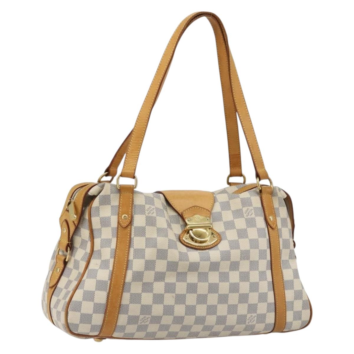 LOUIS VUITTON Damier Azur Stresa PM Tote Bag M51188 LV Auth ar13946
