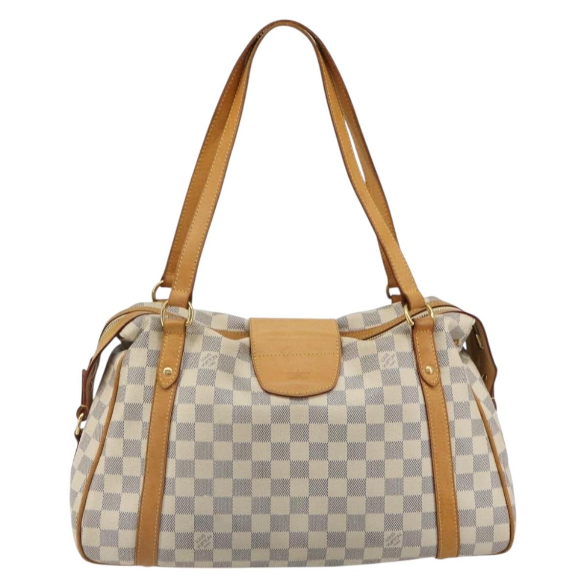 LOUIS VUITTON Damier Azur Stresa PM Tote Bag M51188 LV Auth ar13946