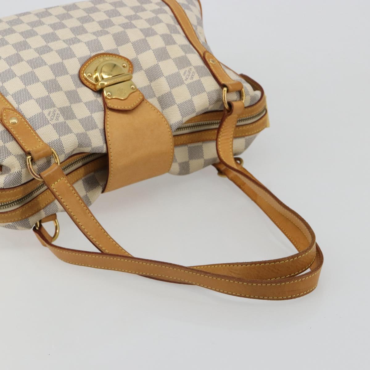 LOUIS VUITTON Damier Azur Stresa PM Tote Bag M51188 LV Auth ar13946