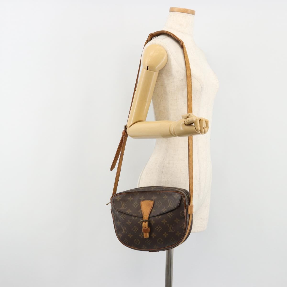 LOUIS VUITTON Monogram Jeune Fille MM Shoulder Bag M51226 LV Auth ar13957