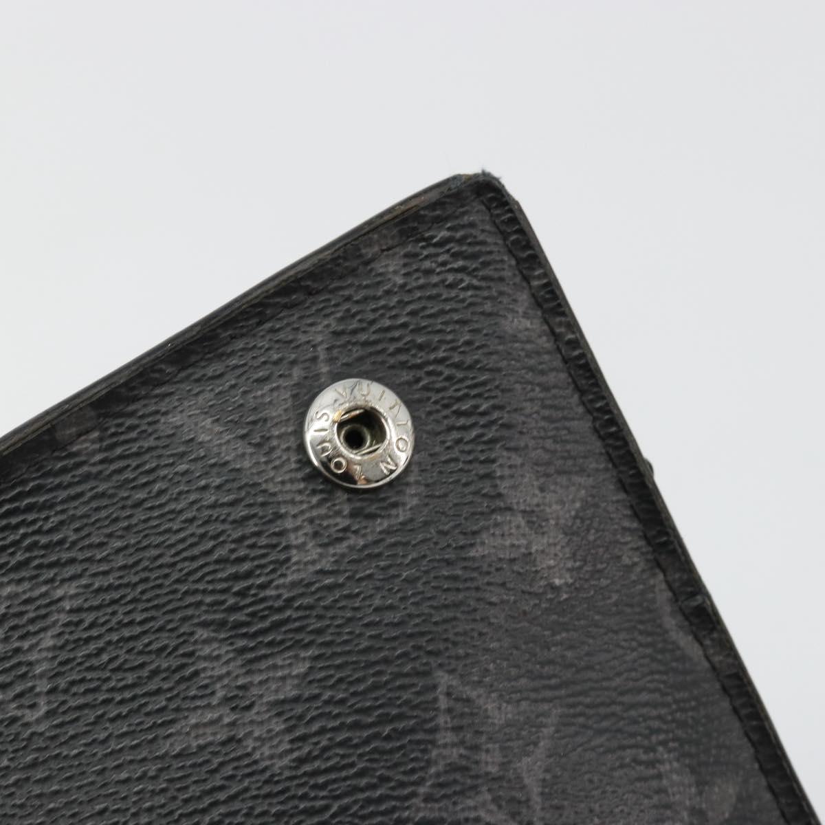 LOUIS VUITTON Monogram Eclipse Grand Sac Pouch M44733 LV Auth ar13960