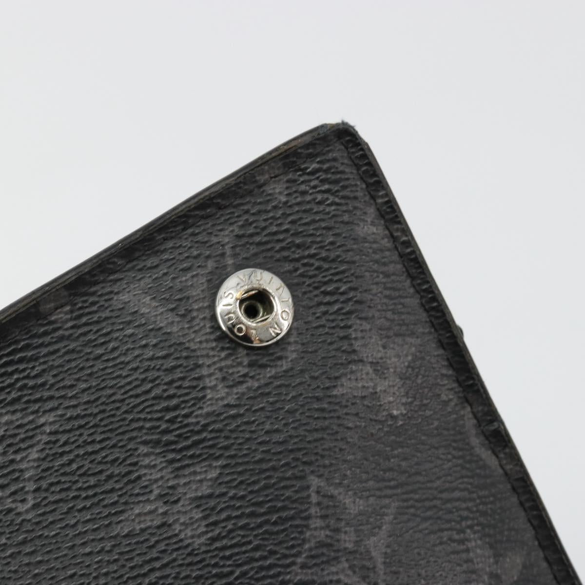LOUIS VUITTON Monogram Eclipse Grand Sac Pouch M44733 LV Auth ar13960