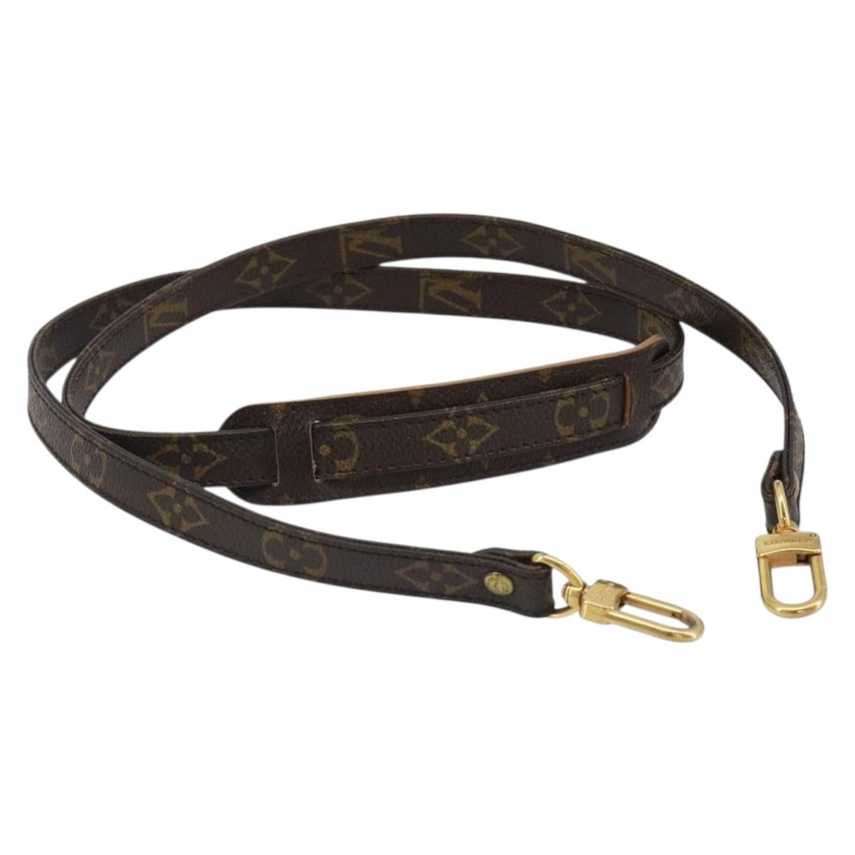 LOUIS VUITTON Monogram Shoulder Strap 45.7"" LV Auth ar13969
