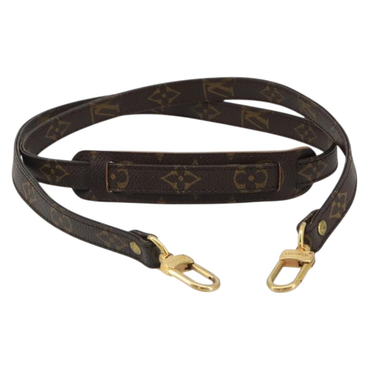 LOUIS VUITTON Monogram Shoulder Strap 45.7"" LV Auth ar13969