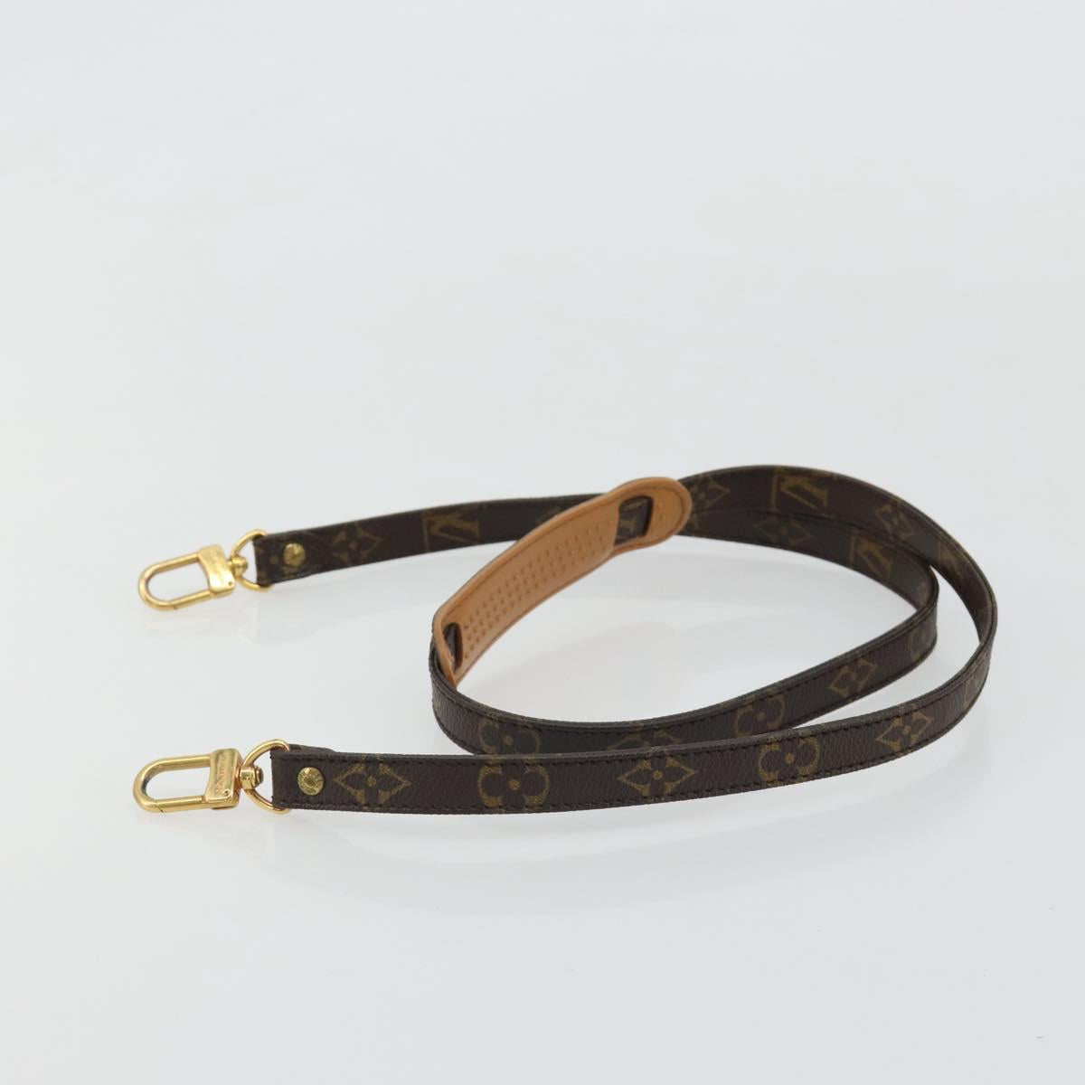 LOUIS VUITTON Monogram Shoulder Strap 45.7"" LV Auth ar13969