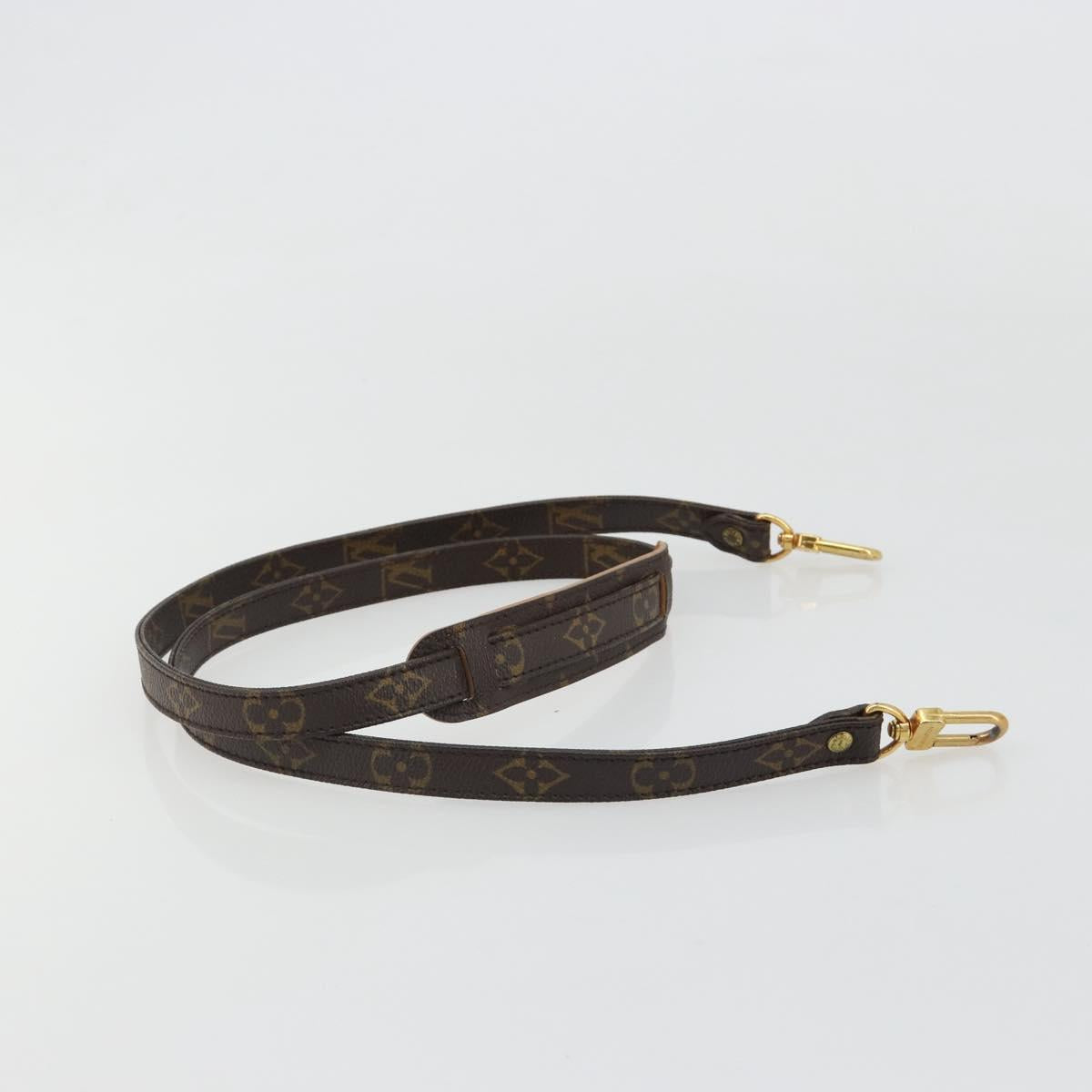 LOUIS VUITTON Monogram Shoulder Strap 45.7"" LV Auth ar13969